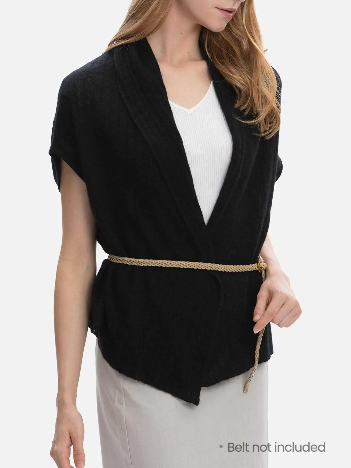 Black Effortless Vest - Image 2