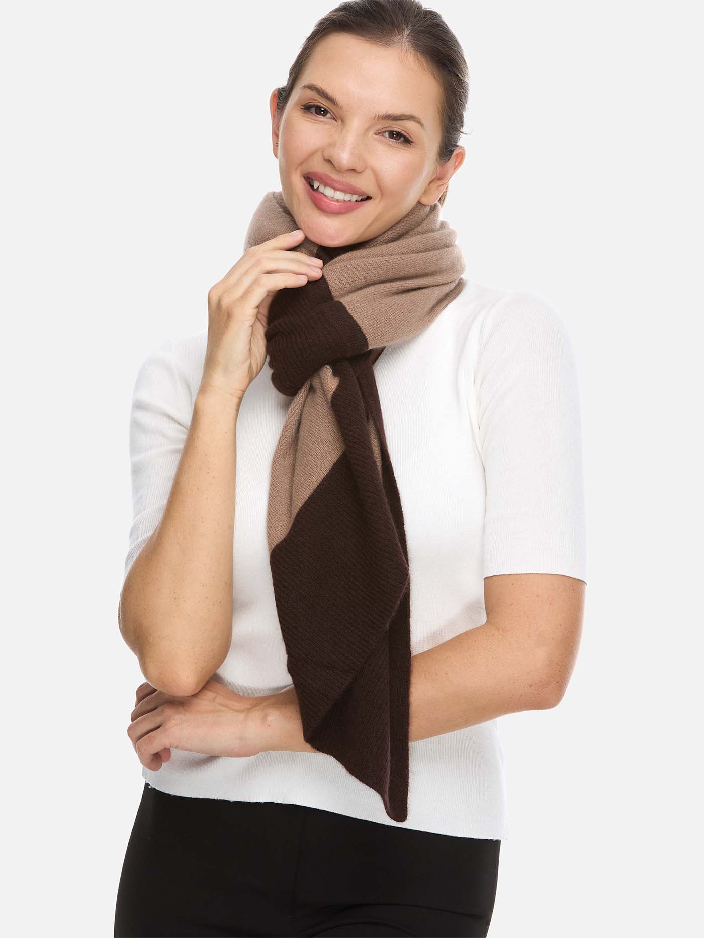 Camel Cashmere Poncho - Image 5