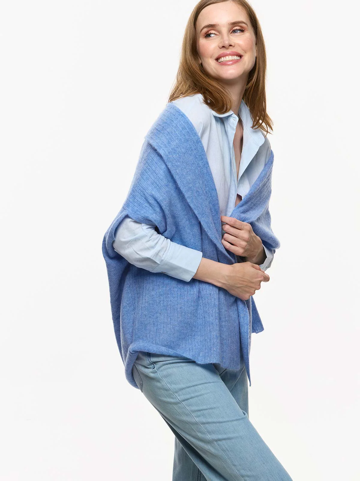 Cornflower Blue Effortless Vest - Image 5