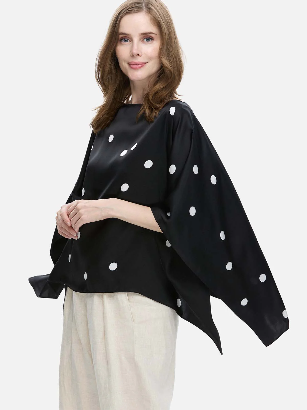 Dotted Silk Duo Wrap - Image 4