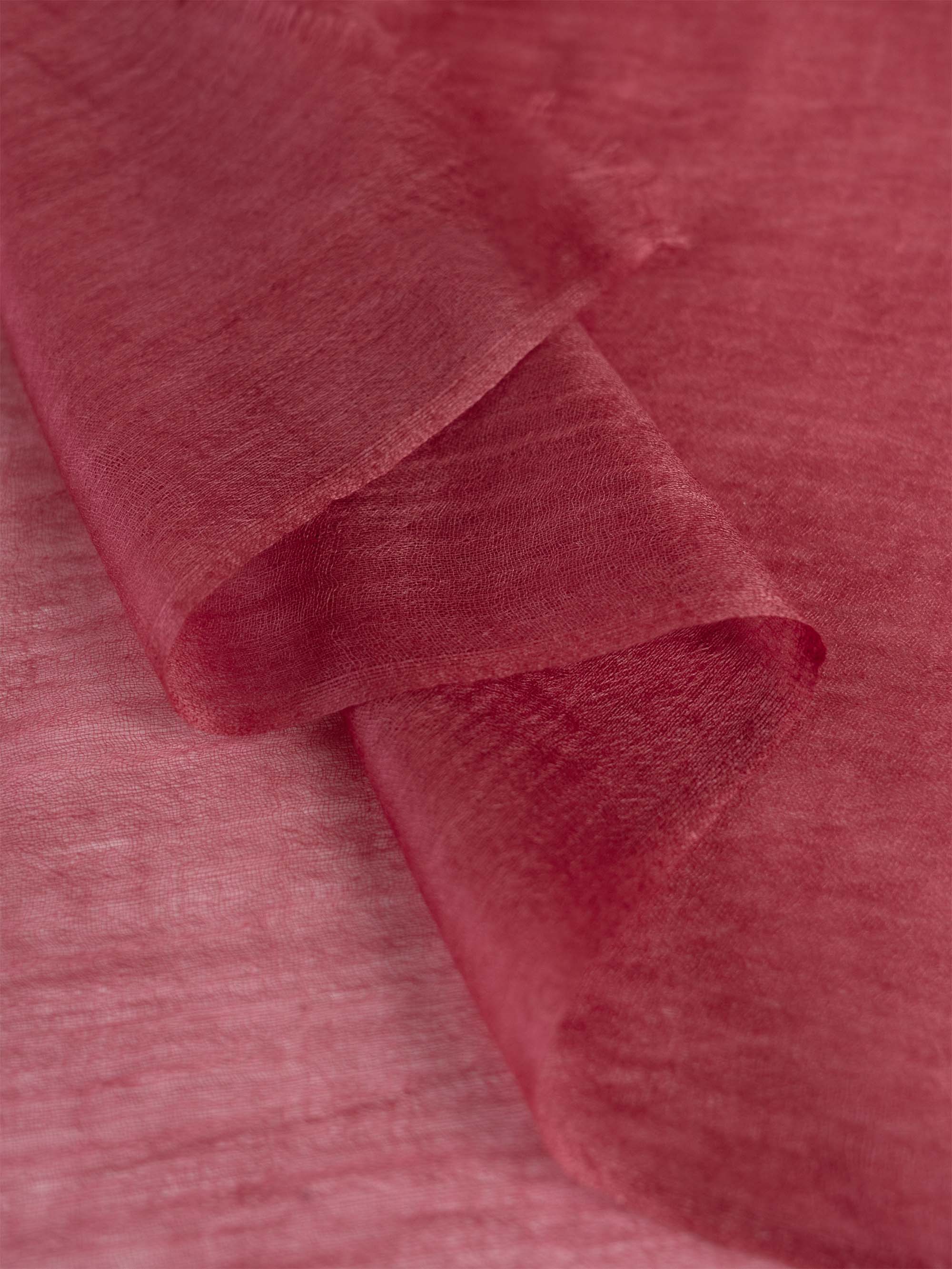 Featherlight Garnet Cashmere Scarf - Image 6