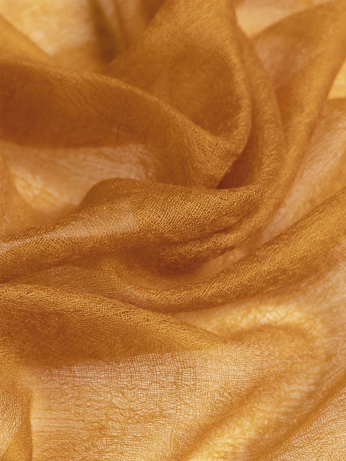 Featherlight Golden Camel Cashmere Scarf - Image 2