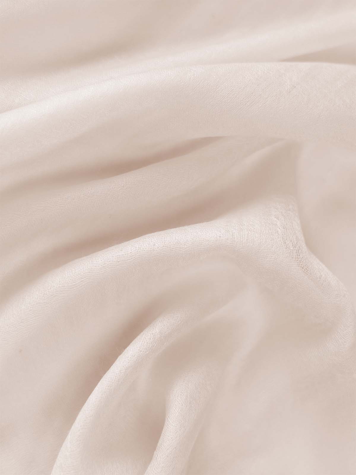 Featherlight Ivory Cashmere Scarf - Image 2