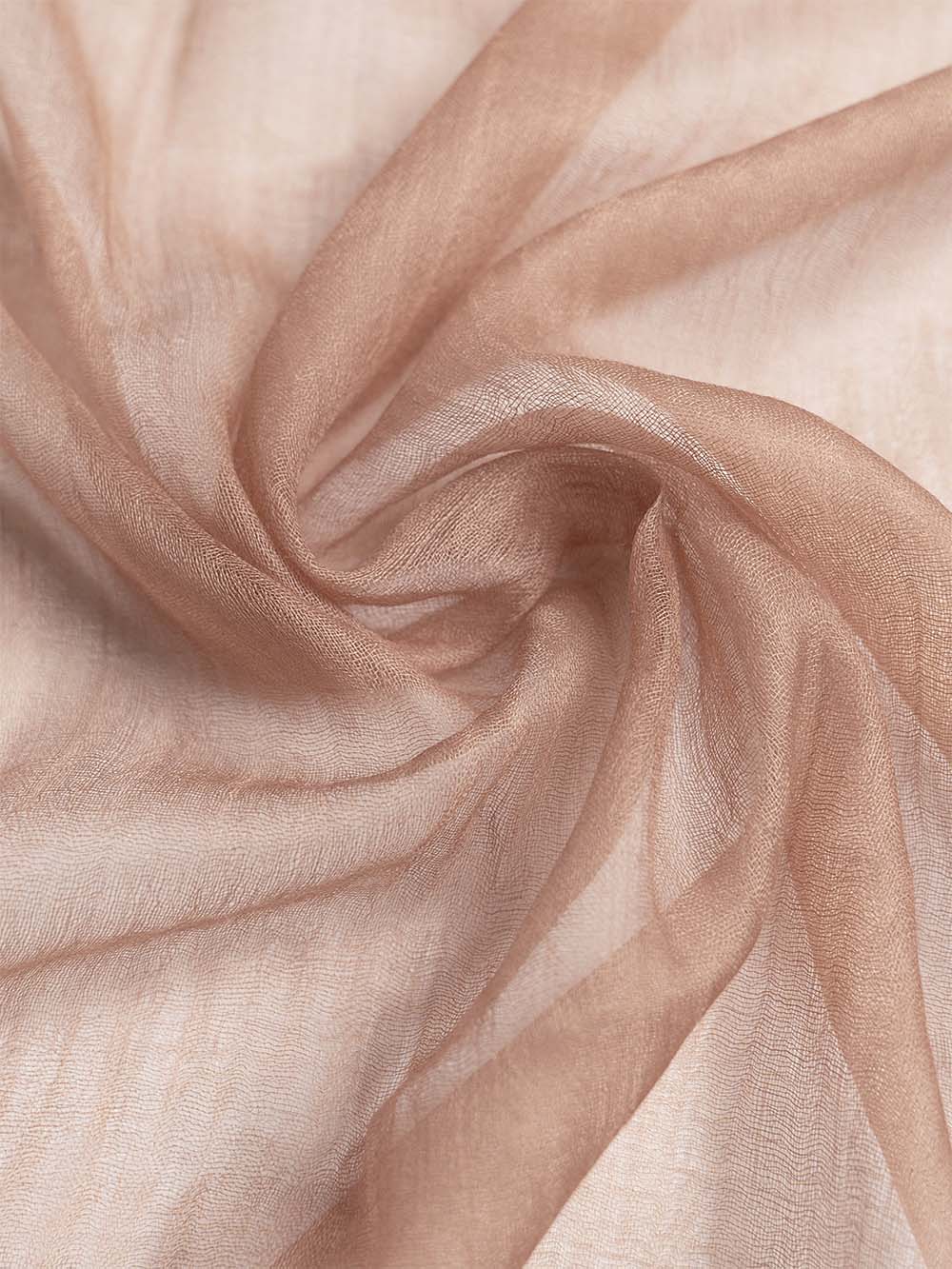 Featherlight Mocha Cashmere Scarf - Image 2