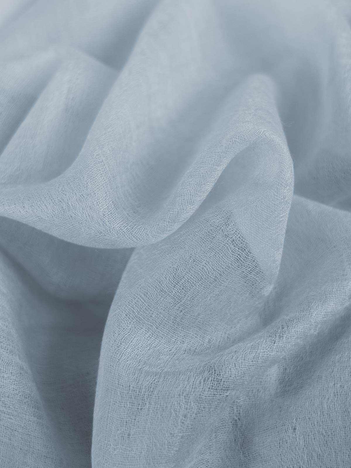 Featherlight Starlight Blue Cashmere Scarf - Image 2