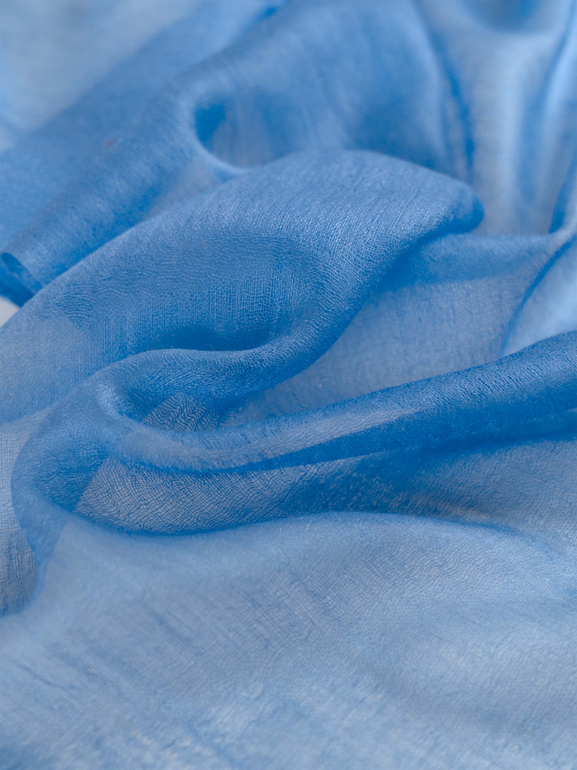 Featherlight Steel Cashmere Scarf - Image 5