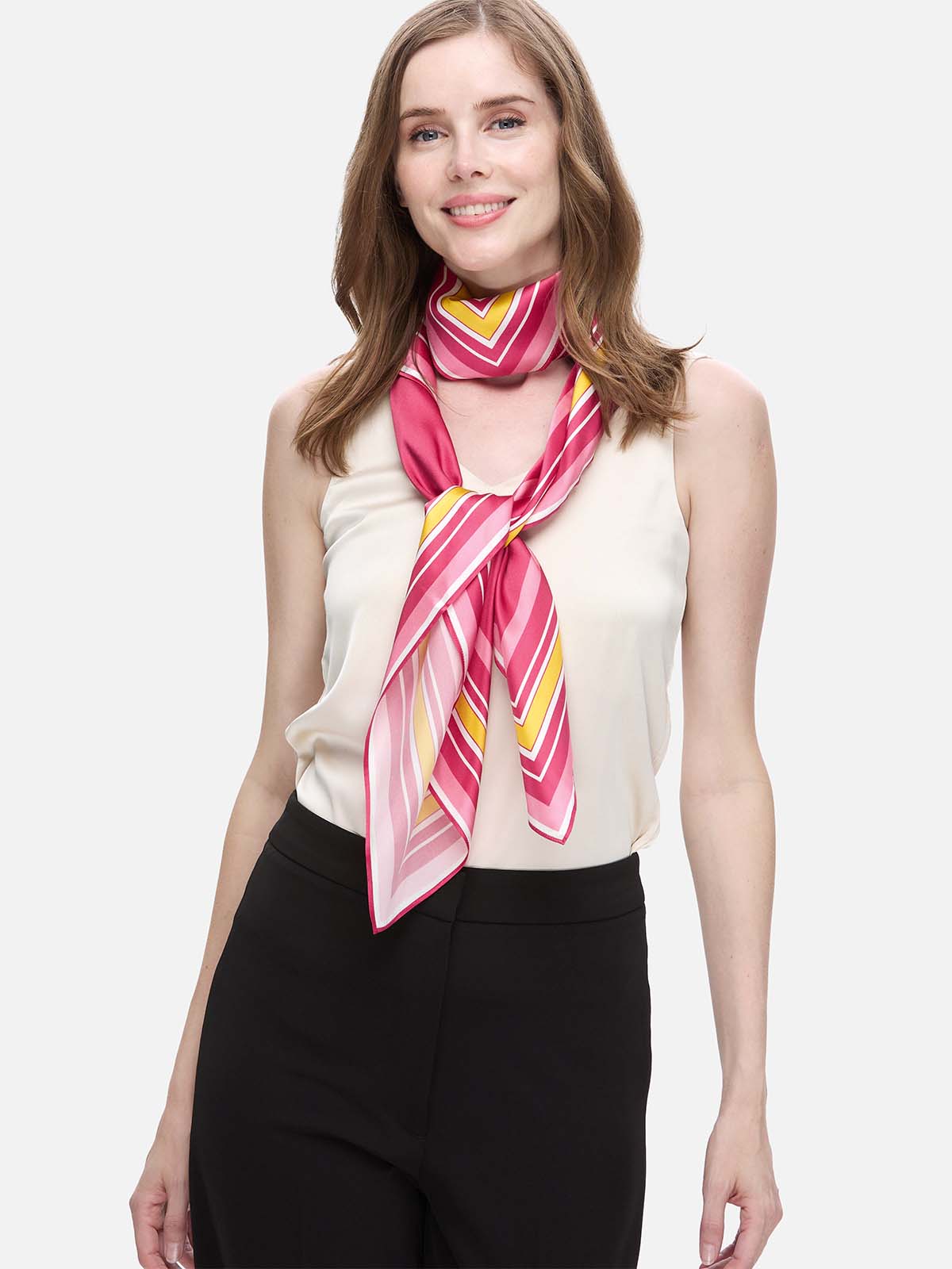 Fuchsia Silk Duo Wrap - Image 3