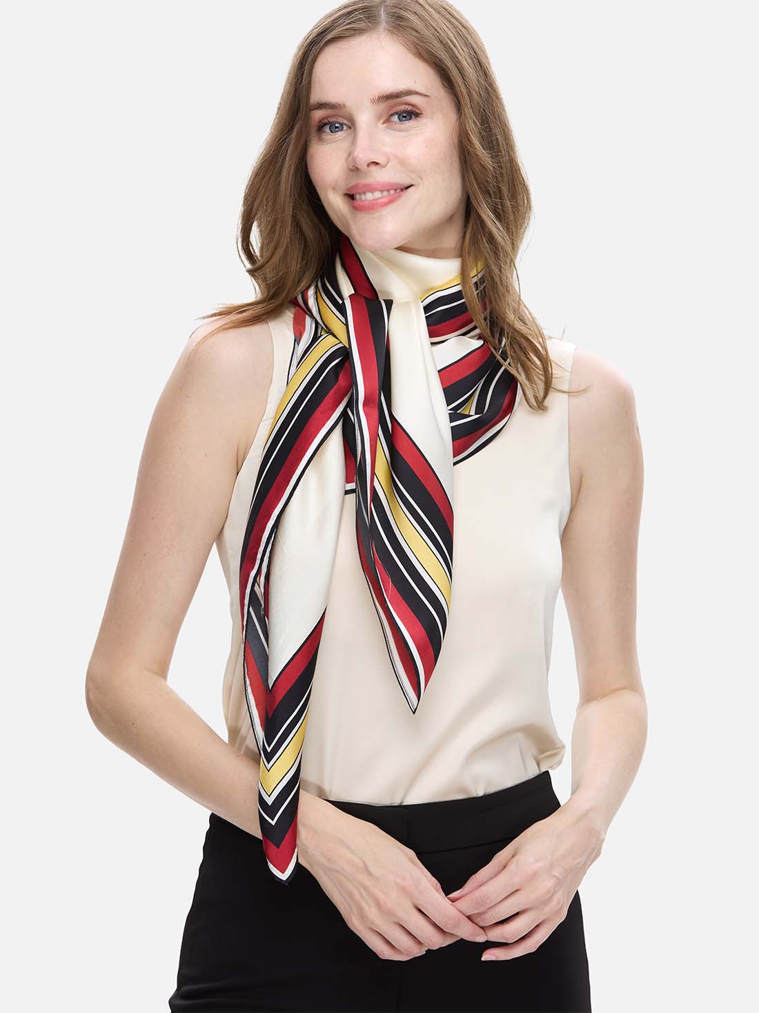 Ivory Silk Duo Wrap - Image 4