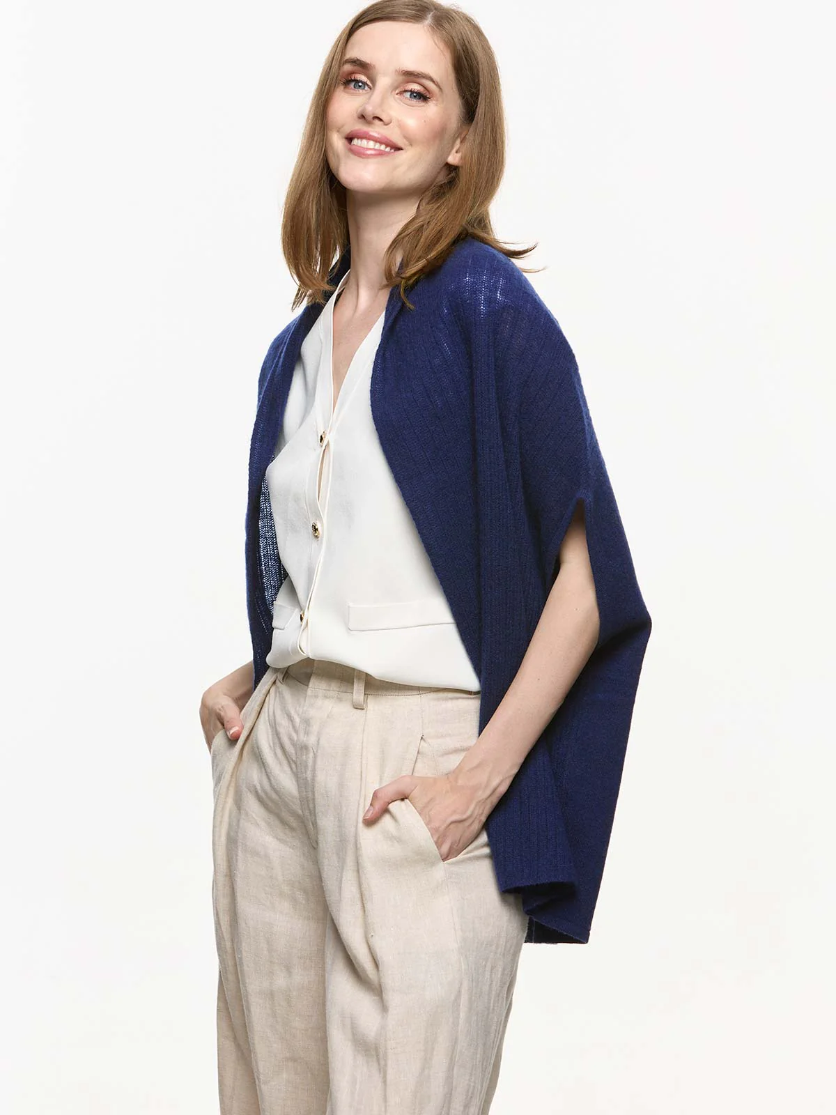 Navy Blue Effortless Vest - Image 5