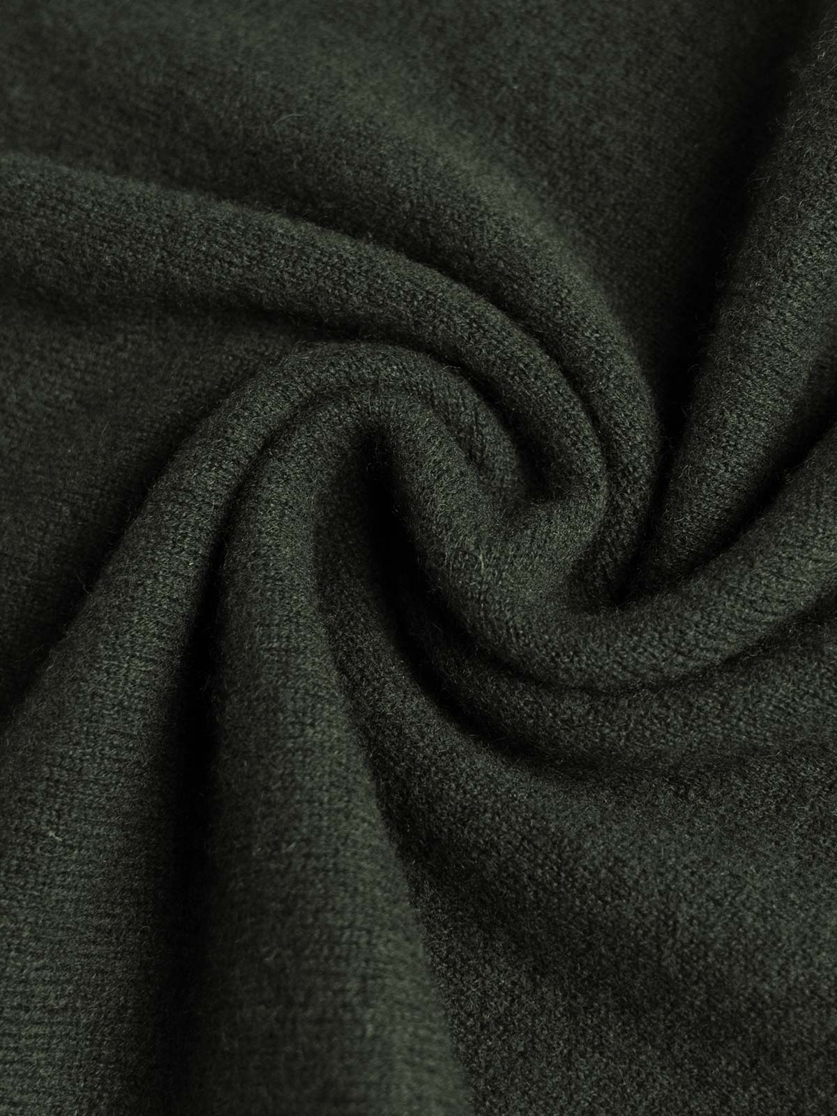 Olive Green Wearable Cashmere Wrap - Image 2