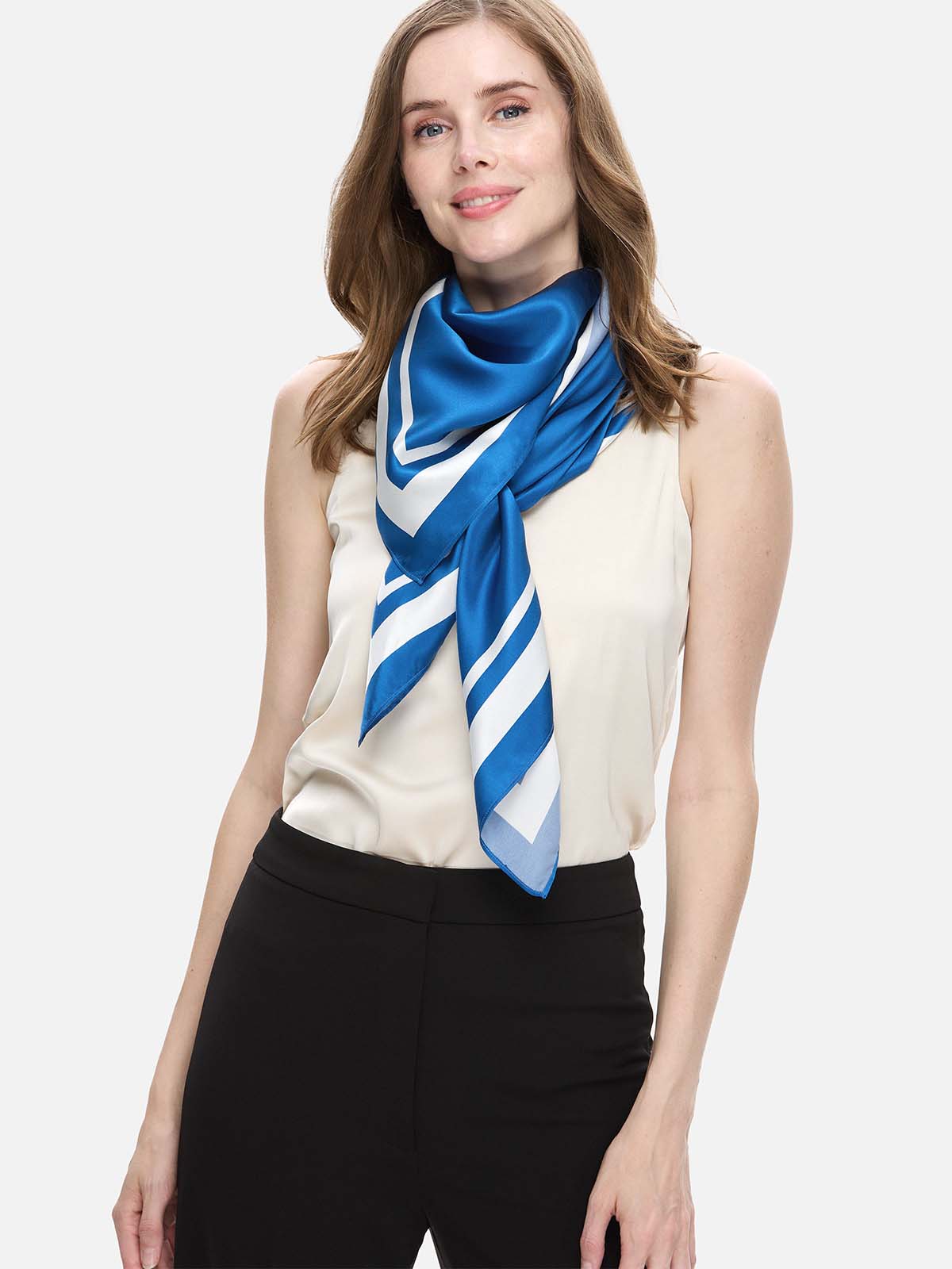 Sapphire Silk Duo Wrap - Image 3