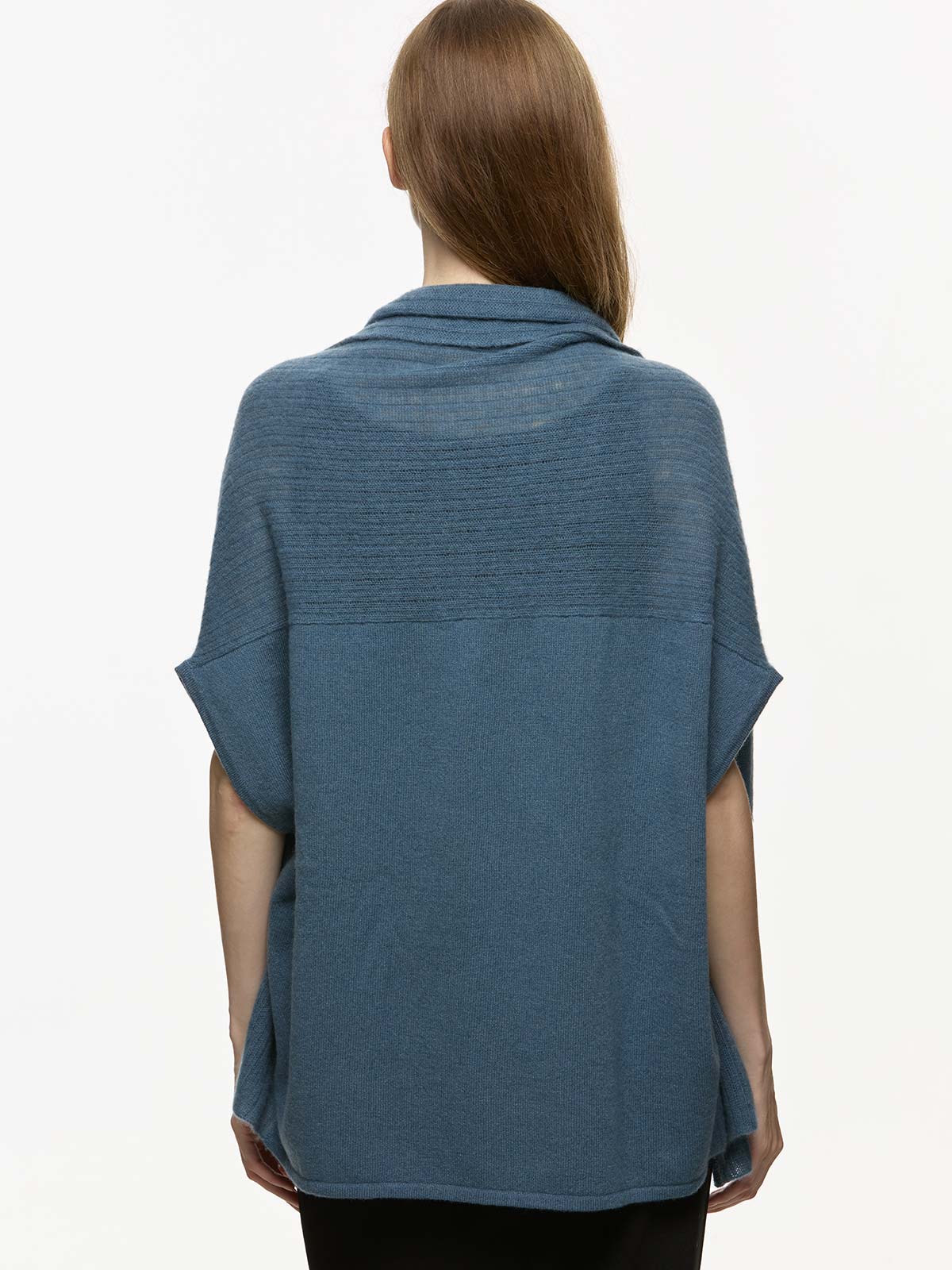 Smoke Blue Effortless Vest - Image 4